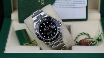 Thumbnail von Rolex GMT-Master II Steel 16710 - Fullset with Service Card 2019 - 2004 Y Serie