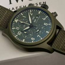 Thumbnail von IWC Fliegeruhr Chronograph Top Gun Pilot's Watch Chronograph TOP GUN Edition «Woodland» NEW FULL SET