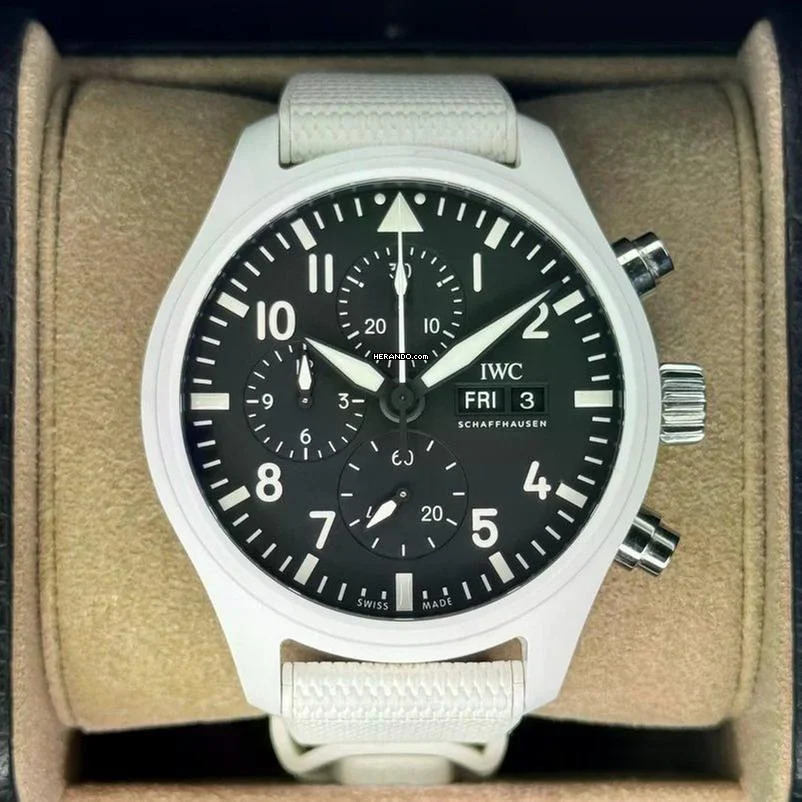 IWC Fliegeruhr Chronograph Top Gun Pilot's Watch Chronograph TOP GUN Edition «Lake Tahoe» NEW FULL SET 