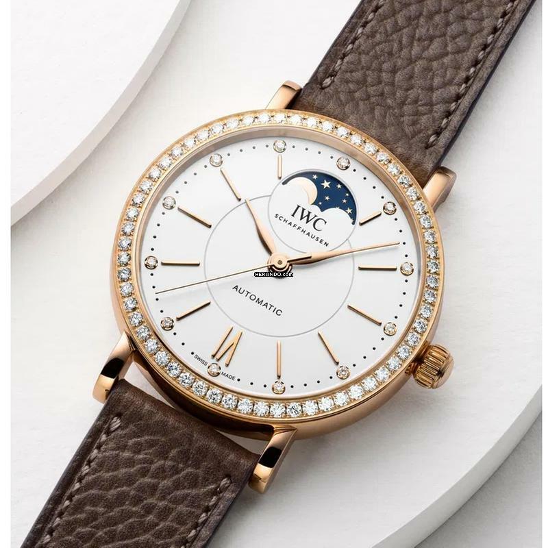  IWC Portofino Automatic Moon Phase 37 NEW FULL SET 