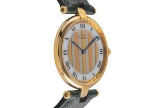 Thumbnail von Cartier Trinity Vendome LC GM Vermeil 925 Silber Trinity Dial Medium Size Ref. 590003