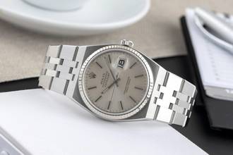 Thumbnail von Rolex Datejust Oysterquartz Silver Dial Stahl Weissgold Herrenuhr Ref. 17014