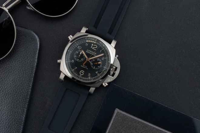  Panerai Luminor 1950 Regatta 3 Days Chrono Flyback 47 Regatta PCYC 3 Days Chrono Flyback Automatik Titan PAM00652 