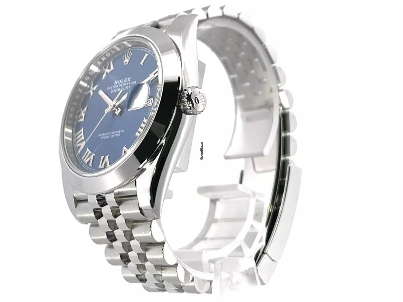 Rolex Datejust 41 Ref. 126300 Edelstahl Blau Röm Jubile-Band