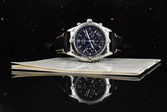 Thumbnail von Breitling Chrono Cockpit A30012 A30012 Black Dial Automatik - Vintage 1996