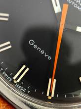 Thumbnail von Omega Genève Serviced Geneve Vintage Automatic Automatik Black Dial Red Hand 166041 166041