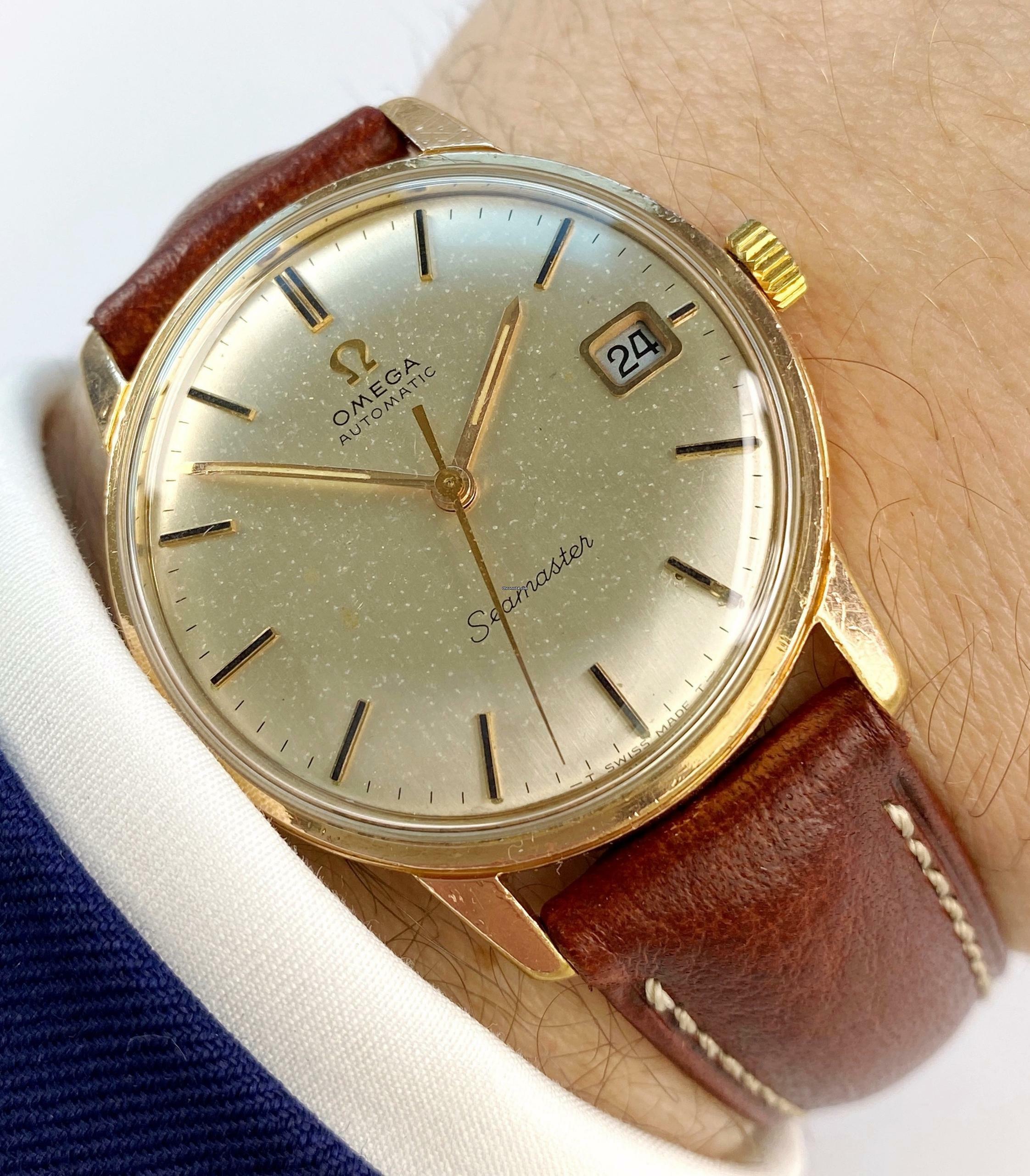  Omega Seamaster Serviced Seamaster Vintage Automatic Automatik ref 166.037 Date 166037 