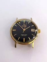 Thumbnail von Omega Seamaster DeVille Serviced Seamaster De Ville Vintage Automatic Automatik Black Gilt Dial
