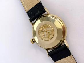 Thumbnail von Omega Seamaster DeVille Serviced Seamaster De Ville Vintage Automatic Automatik Black Gilt Dial