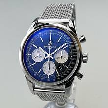 Thumbnail von Breitling Transocean Chronograph Caliber 01 limited Edition XXXX/2000 Ref. AB0151-018 Stahl Stahl Full Set NOS ungetragen (teilverklebt) EK 06/2011 Erstbesitz