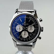 Thumbnail von Breitling Transocean Chronograph Caliber 01 limited Edition XXXX/2000 Ref. AB0151-018 Stahl Stahl Full Set NOS ungetragen (teilverklebt) EK 06/2011 Erstbesitz