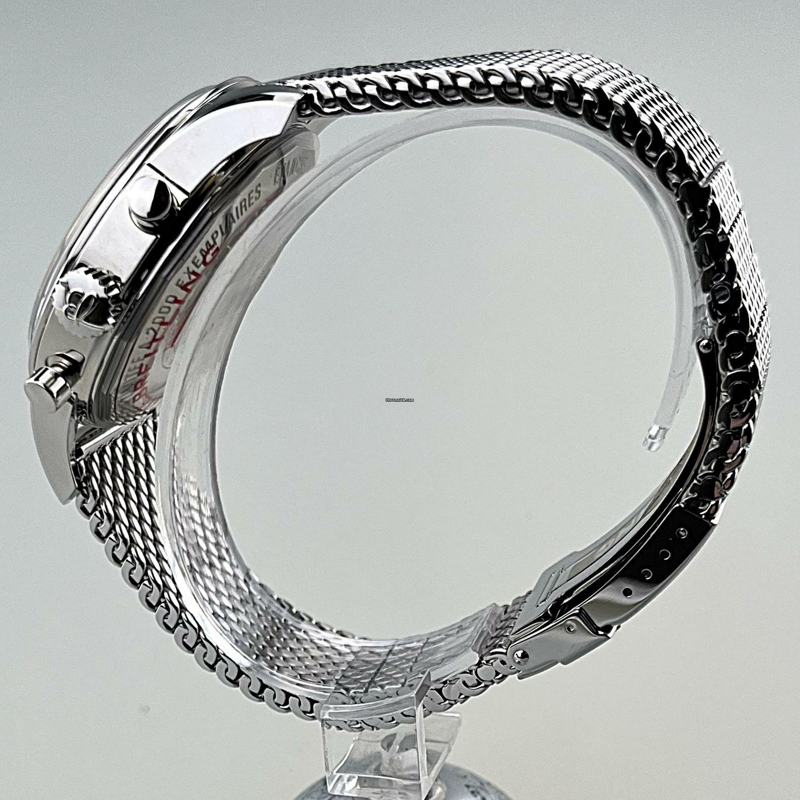 Thumbnail von Breitling Transocean Chronograph Caliber 01 limited Edition XXXX/2000 Ref. AB0151-018 Stahl Stahl Full Set NOS ungetragen (teilverklebt) EK 06/2011 Erstbesitz