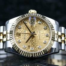 Thumbnail von Rolex Lady-Datejust 31 Steel Gold - Champagne Diamond - like New - Fullset - 2013
