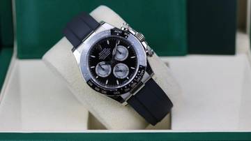 Thumbnail von Rolex Daytona Oysterflex Black - Baby LeMans - like New LC100 - Fullset - 11/2025