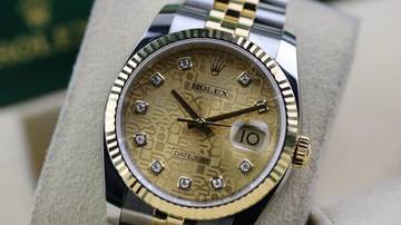 Thumbnail von Rolex Datejust 36 Steel Gold - Jubilee Dial - like New - Fullset - 08/2016