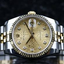 Thumbnail von Rolex Datejust 36 Steel Gold - Jubilee Dial - like New - Fullset - 08/2016