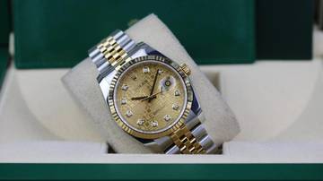 Thumbnail von Rolex Datejust 36 Steel Gold - Jubilee Dial - like New - Fullset - 08/2016