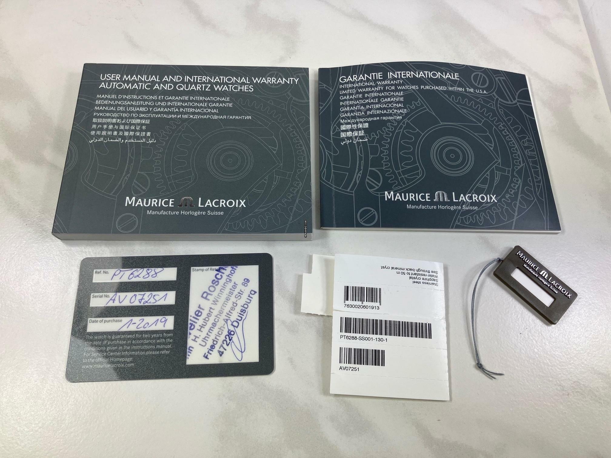 Thumbnail von Maurice Lacroix Pontos Chronographe Rétro PT6288 / Box + Papiere