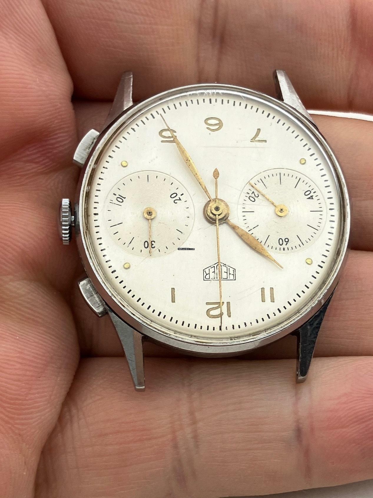 Thumbnail von Heuer Ed Heuer Big Eye Chrono Cal. 22