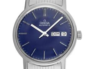 Thumbnail von Omega Genève Genevé Day-Date Ref.166.0117 1972 original Box sehr gut Vintage Geneve Day-Date