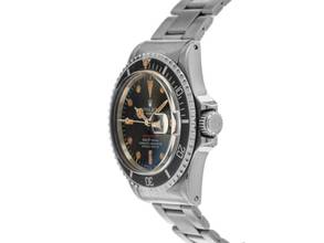 Thumbnail von Rolex Submariner Date Redline Ref.1680 1970 Full Set Original Unpoliert Submariner Date Redline Ghost Bezel flat 4 kissing 4 open 6/9