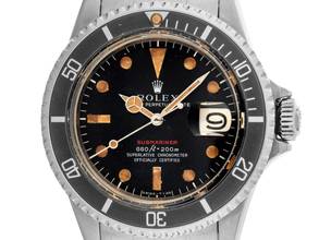 Thumbnail von Rolex Submariner Date Redline Ref.1680 1970 Full Set Original Unpoliert Submariner Date Redline Ghost Bezel flat 4 kissing 4 open 6/9