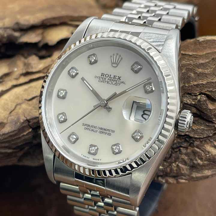  Rolex Datejust 36 Datejust 36 - Perlmutt Diamant Zifferblatt - Ref. 16234 MoP Diamond Dial 