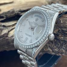 Thumbnail von Rolex Day-Date 36 Day-Date Dia - 750er Weißgold - FS 2010 - Ref. 118339 - Dia-Lünette AFTERMARKET