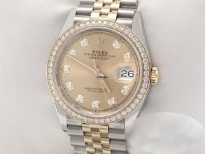Thumbnail von Rolex Datejust 36 126283 Rbr 2019 Stahl Gelbgold 750 Diamanten Automatik Stainless Steel 18kt Yellow Gold Jubilé-band Chronometer Oyster