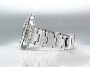 Thumbnail von Rolex Submariner Date 16610lv Stahl Automatik Taucheruhr Edelstahl Grün Green Stainless Steel Oyster-band Chronometer Black Dial