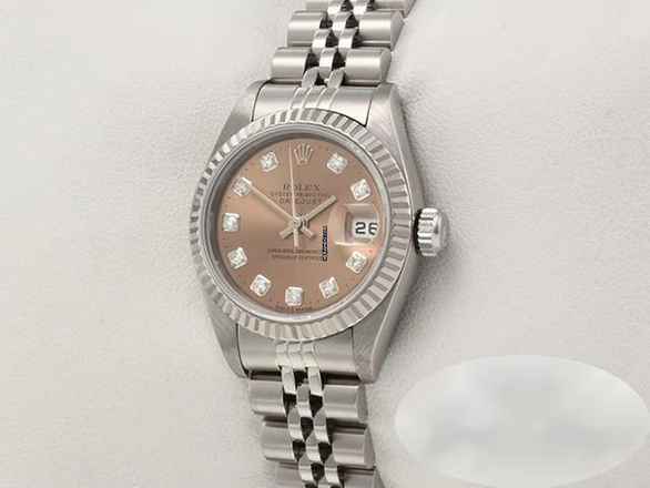  Rolex Lady-Datejust Stahl Weissgold 750 Diamanten 1996 Automatik Gold Damen Stainless Steel 18kt White Gold Jubilé-band Chronometer Oyster 