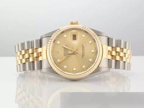 Thumbnail von Rolex Datejust 36 36mm 16233 1997 Diamanten Stahl Gelbgold 750 Automatik Stainless Steel 18kt Yellow Gold Jubilé-band Chronometer Oyster