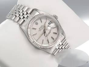 Thumbnail von Rolex Datejust 36 36mm 16234 1990 Edelstahl Weissgold 750 Gold Damen Stainless Steel 18kt White Gold Jubilé-band Chronometer Oyster