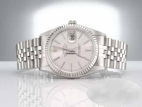 Thumbnail von Rolex Datejust 36 36mm 16234 1990 Edelstahl Weissgold 750 Gold Damen Stainless Steel 18kt White Gold Jubilé-band Chronometer Oyster