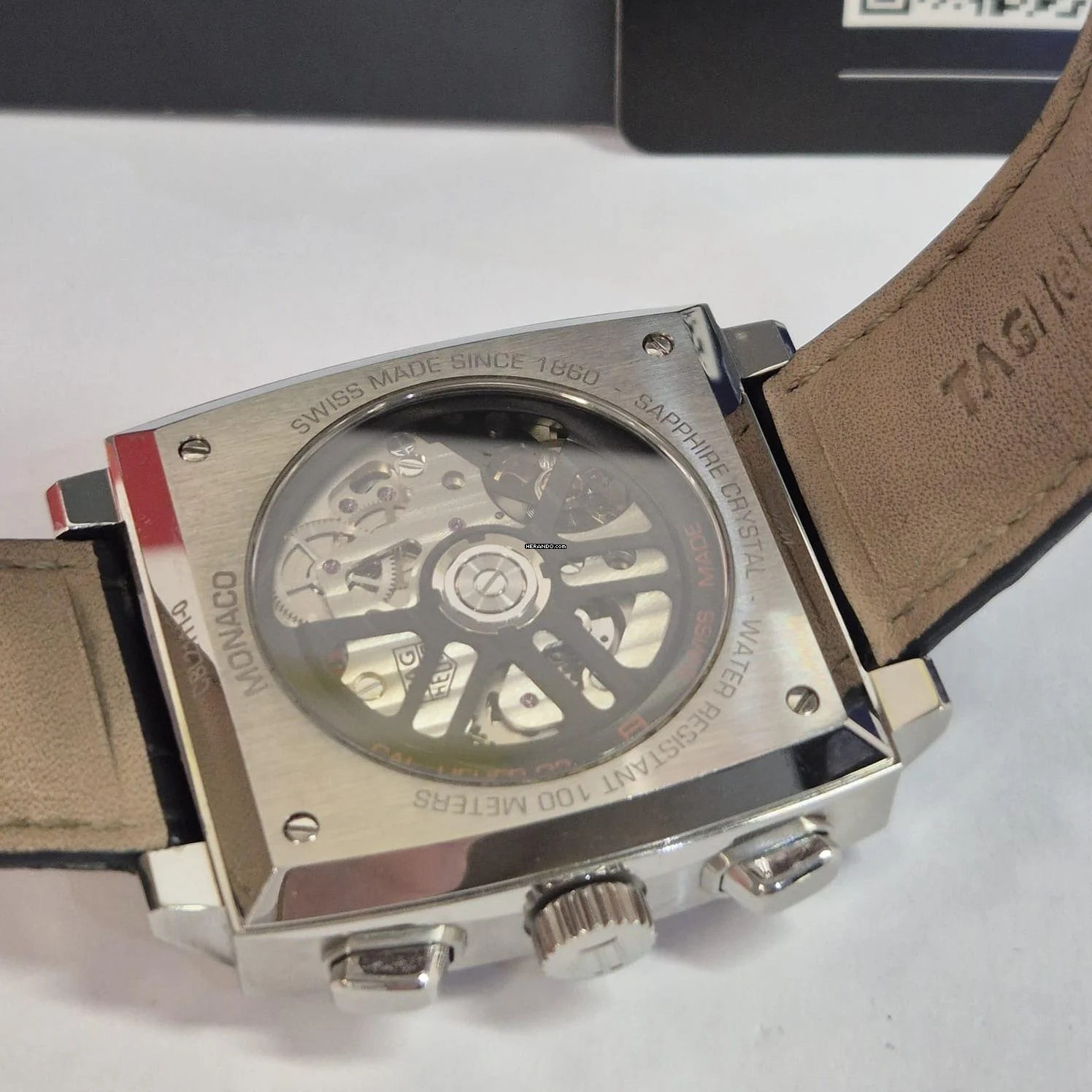 Thumbnail von TAG Heuer Monaco Steve McQueen Calibre Heuer02 39mm Automático Completo