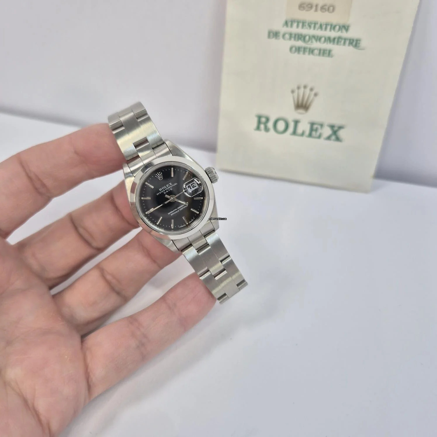 Rolex Oyster Perpetual Lady Date Lady-Datejust 26mm Full Steel Automático Completo