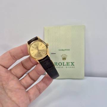  Rolex Cellini Lady Ouro 26mm Corda Completo 