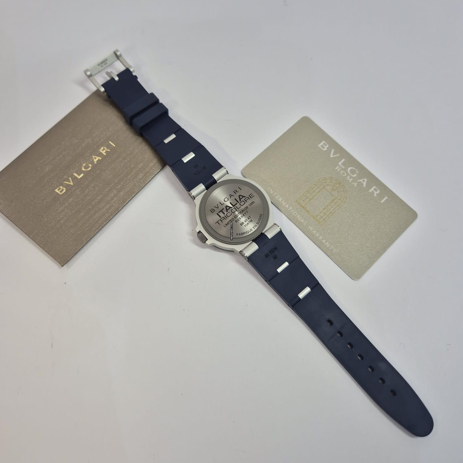 Thumbnail von Bulgari Diagono Aluminum Tricolore Limited Edition 40mm Automático Completo