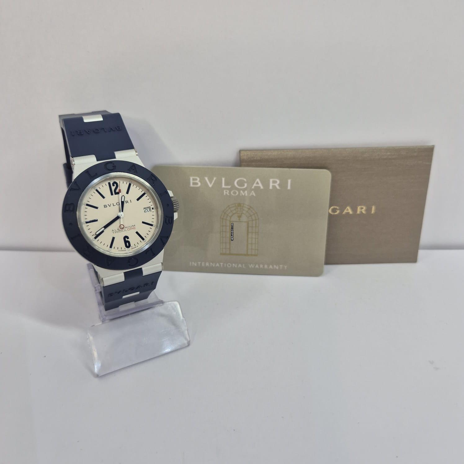 Thumbnail von Bulgari Diagono Aluminum Tricolore Limited Edition 40mm Automático Completo