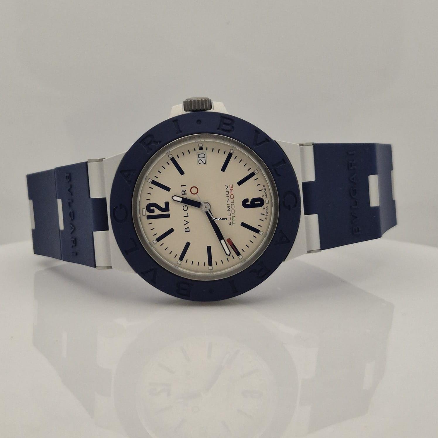 Thumbnail von Bulgari Diagono Aluminum Tricolore Limited Edition 40mm Automático Completo