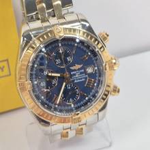 Thumbnail von Breitling Chronomat Evolution Ouro Rosé & Aço Blue Dial 44mm Automático Completo