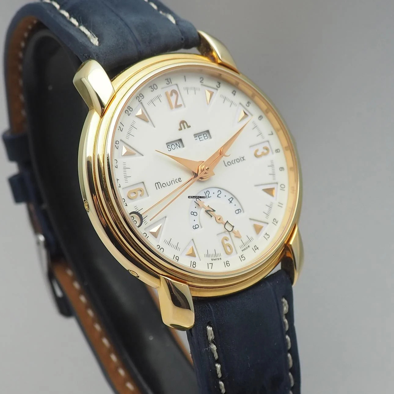 Thumbnail von Maurice Lacroix Masterpiece Triple Date 44367 MOP dial B&P Full Set