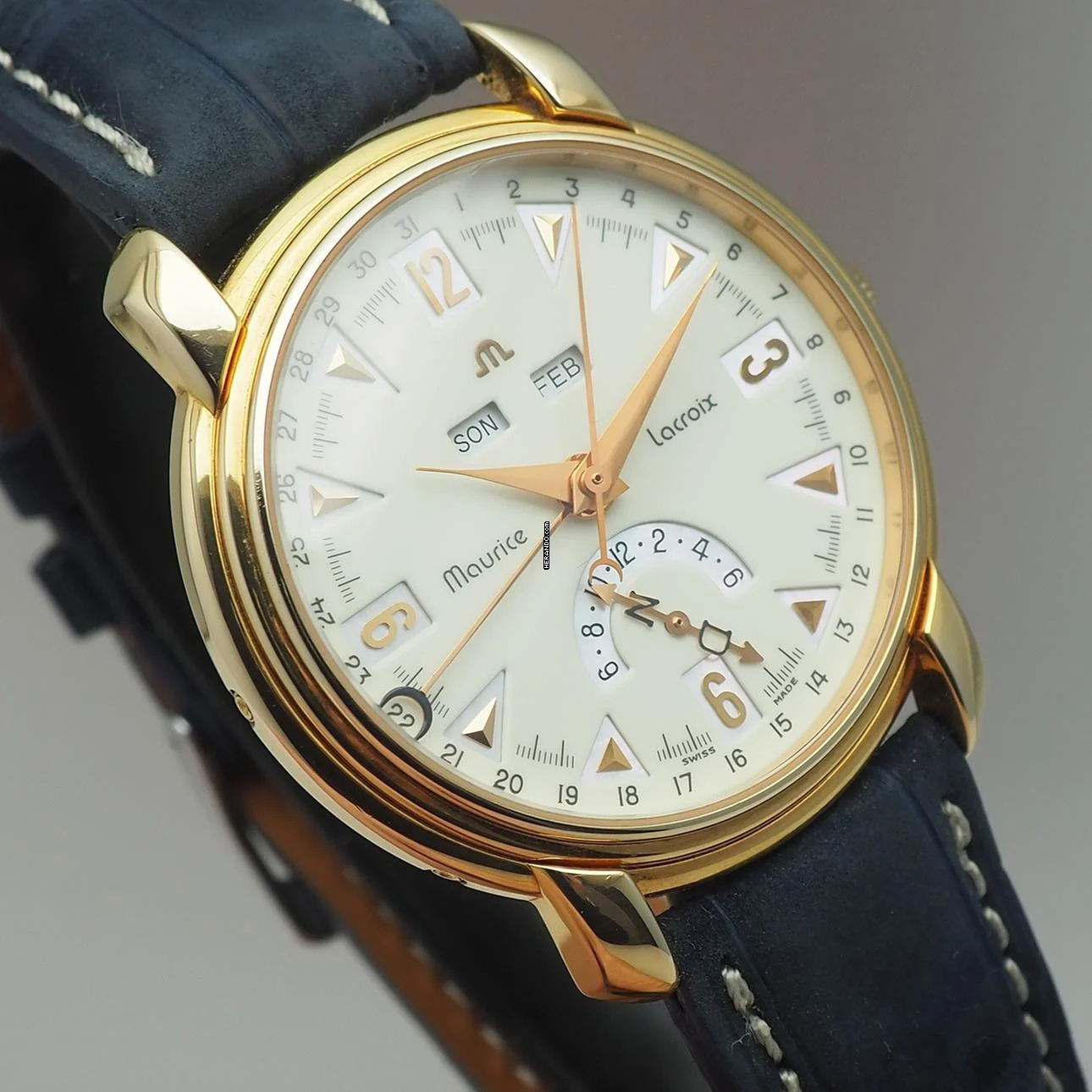 Thumbnail von Maurice Lacroix Masterpiece Triple Date 44367 MOP dial B&P Full Set