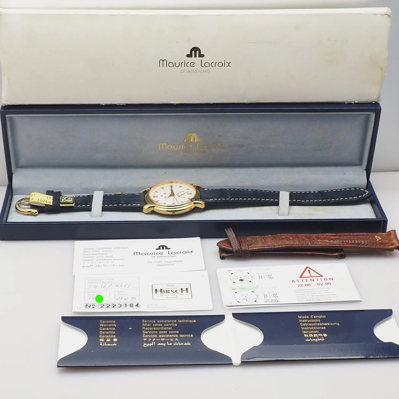 Thumbnail von Maurice Lacroix Masterpiece Triple Date 44367 MOP dial B&P Full Set