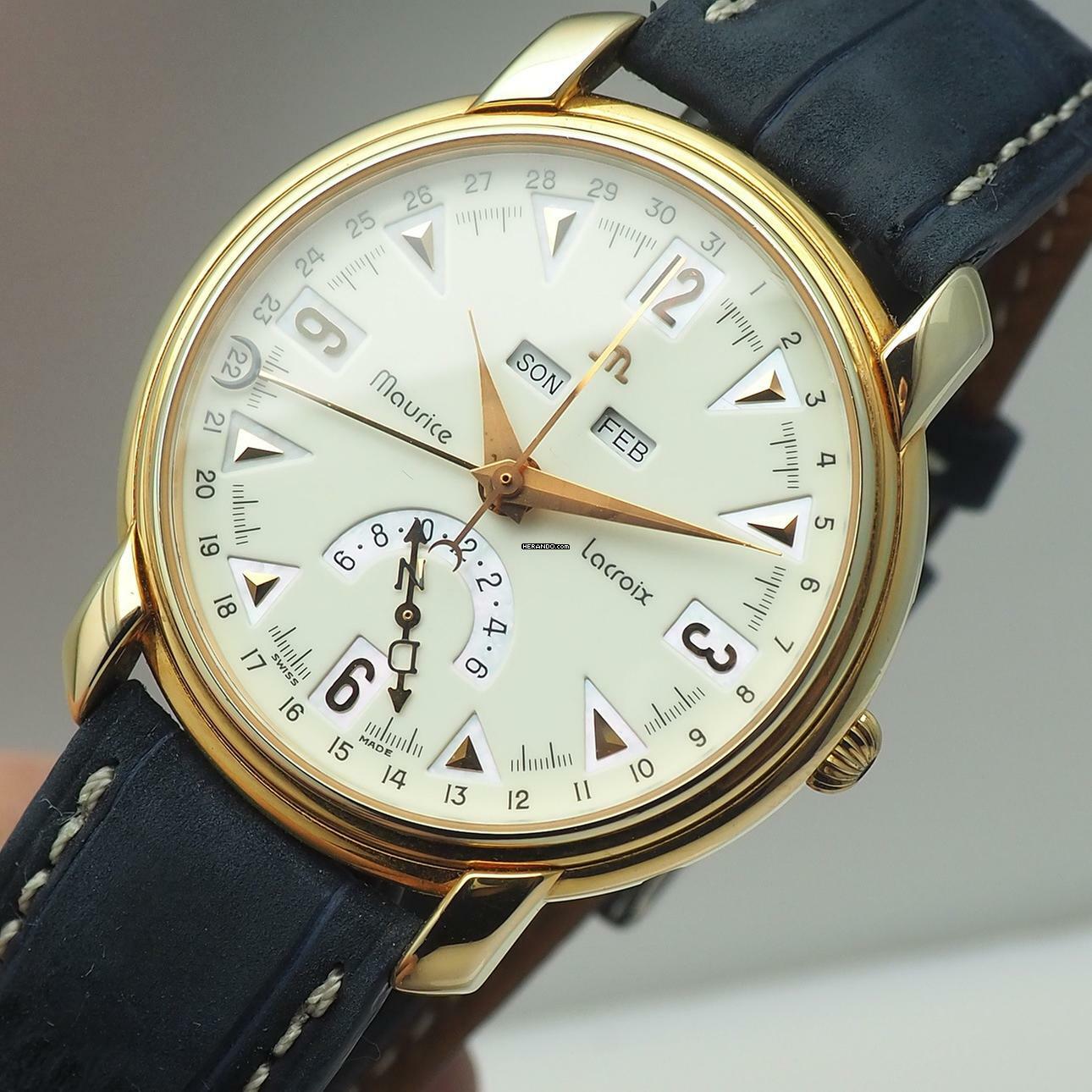 Thumbnail von Maurice Lacroix Masterpiece Triple Date 44367 MOP dial B&P Full Set