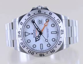 Thumbnail von Rolex Explorer II 226570 white Dial Orange Hand Top Klassiker unworn B+P