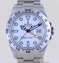 Thumbnail von Rolex Explorer II 226570 white Dial Orange Hand Top Klassiker unworn B+P