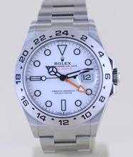 Thumbnail von Rolex Explorer II 226570 white Dial Orange Hand Top Klassiker unworn B+P