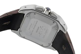 Thumbnail von Cartier Santos 100 Chronograph Stahl / Gold Automatik Ref. W20091X7 B&P