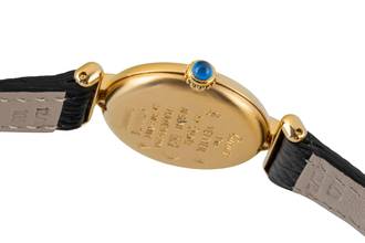 Thumbnail von Cartier Colisée must de Cartier Lady Vermeil 925 Silber Damenuhr Ref. 590002